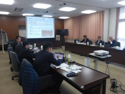 視察対応中の様子